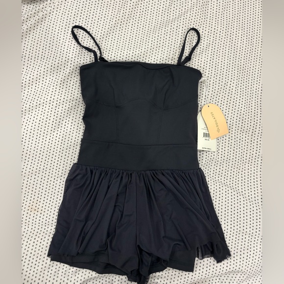 Blogilates Pants - Black Spaghetti Strap Dress